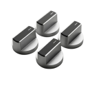 Lot de 4 Boutons Universels pour Cuisinière à Gaz -Gris – Image 3