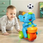 Éléphant Jouet Musical et Lumineux pour Bébé – Image 2