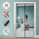 Rideau moustiquaire magnétique pour porte 210 * 100 cm – Image 7