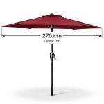 Parasol de jardin avec manivelle – Image 2