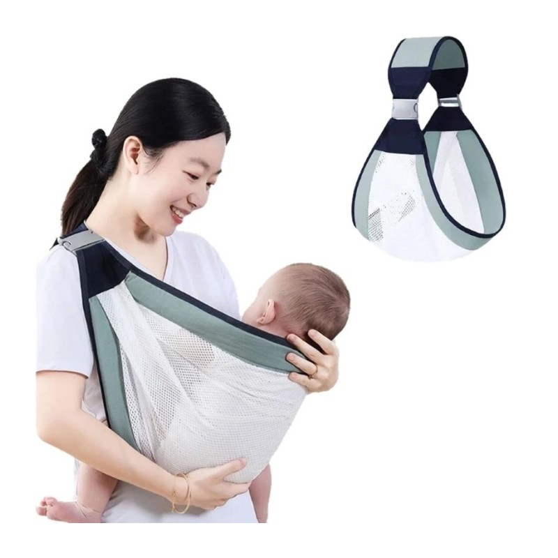 porte-bebe-enveloppant-echarpe-de-portage-confortable-yallafdi-tunisie Porte-Bébé Respirant – Image 1