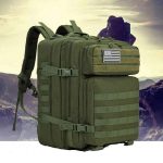 Sac à dos tactique 55 L Vert – Image 3