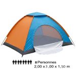 Tente de camping manuelle 8 personnes