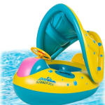 Bouée Gonflable Bébé avec Parasol – Image 2