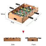 Mini baby-foot de table en bois – Image 2