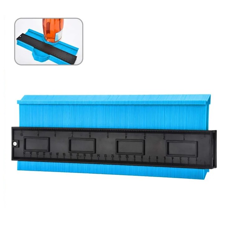 Outil-mesure-multifonction-plastique-ABS-fonction-tunisie-yallafid-6 Règle Duplicateur de Contour Multiformes – Image 1