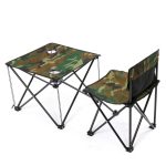 Pack table et 4 chaises avec sac de transport pour camping – Image 11