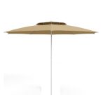 Grand parasol de jardin double toit Caramel - Diamètre 3M – Image 3