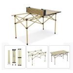 Table pliable de camping en aluminium grand format – Image 10