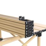 Table pliable de camping en aluminium grand format – Image 12