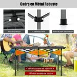 Table pliable de camping en aluminium – Image 14