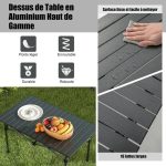 Table pliable de camping en aluminium – Image 13