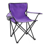 Chaise de camping pliante avec porte-gobelet-Mauve – Image 7
