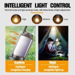Lampe de camping rechargeable à l'énergie solaire Rond – Image 4