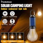 Lampe de camping rechargeable à l'énergie solaire Rond – Image 5