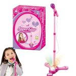 Microphone lumineux sans fils pour fille