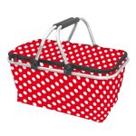 Panier de Pique-Nique Isotherme 30L Rouge à Pois – Image 5