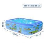 Piscine gonflable pour enfant 150X105X55cm