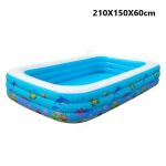 Piscine gonflable rectangulaire 210 X150X60cm
