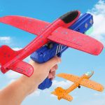 Jouet lanceur d'avion en mousse avec pistolet – Image 3