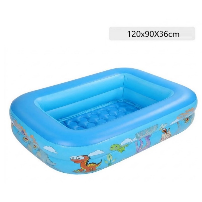 pisvine-tunisie-enfant-adultes -été-cadeau-3m-yallafid-vente-1M-bleu Piscine gonflable pour enfant 120X90X36cm – Image 1