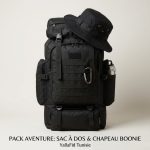 Pack de randonné sac à dos 80 L et chapeau – Image 4