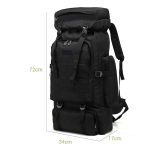 Sac à Dos de randonnée  grand volume 80L Noir – Image 5