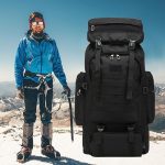 Sac à Dos de randonnée  grand volume 80L Noir – Image 3
