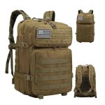 Sac à dos tactique 55 L Marron