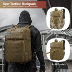 Sac à dos tactique 55 L Marron – Image 5