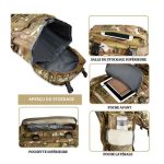 Sac à Dos de randonnée grand volume 80L Militaire – Image 6
