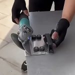 Support de meuleuse d'angle pour coupe carrelage à 45 degrés – Image 4